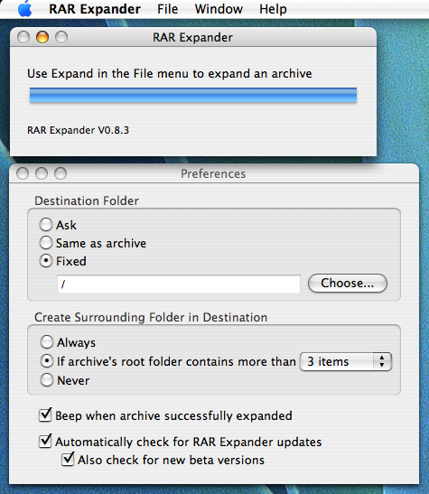 how to unrar in mac